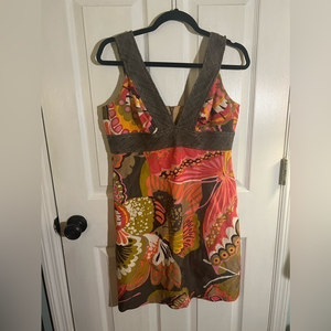 Trina Turk brown/orange dress‎